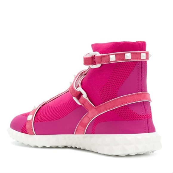 NWT Valentino Garavani Rockstud Caged Sock Sneaker - Picture 5 of 13